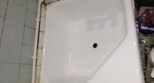 Обновление душевого поддона акрилом | Бородино